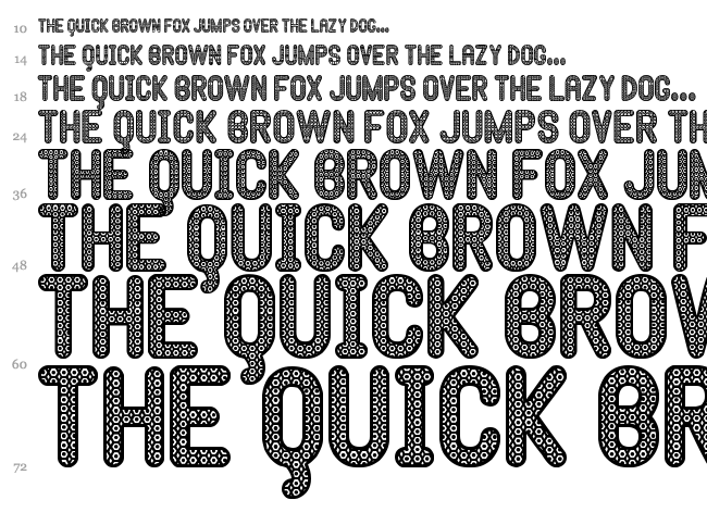 Hypnossia St font waterfall